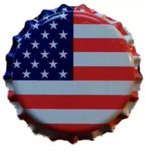 USA Flag Bottle Top - American Independence Day Hash! Fuck yeah!  ;)